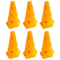 Z6x Mini Cone Sinalização Esportivo 23cm Agilidade Furado LARANJA Z6x Mini Cone Sinalização Esportivo 23cm Agilidade Furado LARANJA