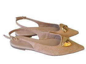 Zabumba Slingback 828Z Bege Zabumba Slingback 828Z Bege