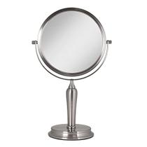 Zadro Anaheim 8.75 "Redonda Não Iluminada Espelho de Maquiagem 5X 1X Ampliando Espelhos de Maquiagem Cabeça Rotativa Espelho de Maquiagem para Mesa
