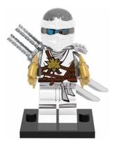 Zane Ninja Go Minifigures Blocos De Montar Ninjago - Mega Block Toys