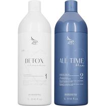 Zap All Time Blue - Kit Escova Progressiva Matizadora Orgânica Chia e Karité 2x 1L