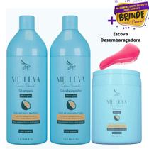 Zap Kit Me leva Shampoo, Condicionador + Máscara Óleo de Coco e Pantenol