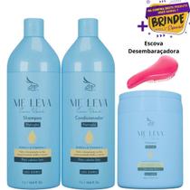 Zap Kit Me leva Shampoo, Condicionador + Máscara Ômega 3 & Vitamina C