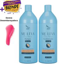 Zap Kit Me leva Shampoo e Condicionador Óleo de coco e Pantenol 1L