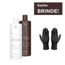 Zap Máscara Redutora Colágeno dos Fios Kit 2x500ml L Zap Máscara Redutora Colágeno dos Fios Kit 2x500ml L