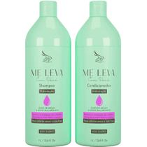 Zap Me Leva Com Você - Kit Hidratação Argan e Ácido Hialurônico Litro Duo (2 Produtos)