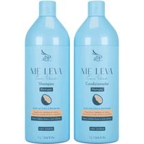 Zap Me Leva Com Você - Kit Nutrição Óleo de Coco e Pantenol Litro Duo (2 Produtos)