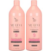 Zap Me Leva Com Você - Kit Restauração Rosa Mosqueta e Ceramidas Litro Duo (2 Produtos)