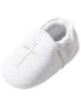 Zapatillas AGJ para Bautizo Bebé Blanco Suela Suave 12-18 Meses