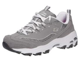 Zapatillas de moda Skechers D'Lites Me Time para mujer gris/blanco Zapatillas de moda Skechers D'Lites Me Time para mujer gris/blanco