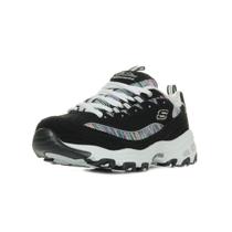 Zapatillas Skechers D'Lites Interlude Mujer Negro/Multicolor 6.5