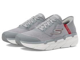 Zapatillas Skechers Max Cushioning Slip-ins Deportivas para Hombre Gris/Rojo