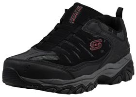 Zapatillas Skechers Sport Afterburn Ajuste Extra Ancho 4E Negras