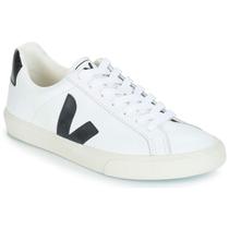 Zapatillas Veja Esplar para mujer en cuero blanco y negro, talla 8 US