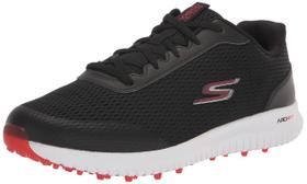 Zapato de Golf Skechers Elite 5 Range Impermeable sin Clavos Negro/Rojo