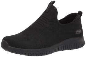 Zapatos Deportivos Skechers Slip-On para Mujer Negro con Espuma de Memoria Zapatos Deportivos Skechers Slip-On para Mujer Negro con Espuma de Memoria