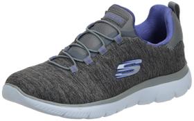 Zapatos Skechers Summits-Quick Getaway para Mujer Carbón/Púrpura