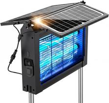 Zapper Solar para Insetos Zechuan com Painéis Duplos 4500V à Prova dÁgua Zapper Solar para Insetos Zechuan com Painéis Duplos 4500V à Prova dÁgua