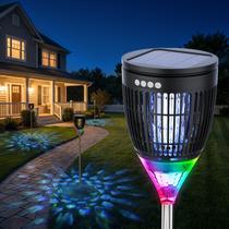 Zapper Solar Rossetta para Mosquitos 4200V à Prova d'Água para Área Externa