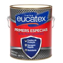 Zarcão Primer Eucatex Fundo Preparador Anti Ferrugem Anti-Corrosivo Madeira Metal Cor Laranja 3,6L