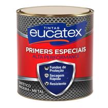 Zarcão Primer Eucatex Fundo Preparador Anti Ferrugem Anti-Corrosivo Madeira Metal Cor Laranja 900ml