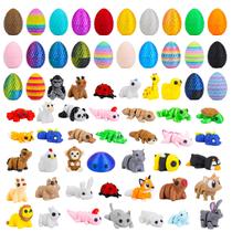 Zaviroxel Kit com 72 Peças de Ovo de Dragão Impresso em 3D e Mini Animais Zaviroxel Kit com 72 Peças de Ovo de Dragão Impresso em 3D e Mini Animais