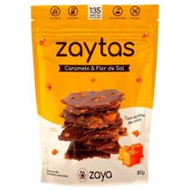 Zaytas caramelo e flor de sal 80gr - sem glúten sem lactose Zaytas caramelo e flor de sal 80gr - sem glúten sem lactose