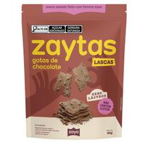 Zaytas Gotas de Chocolate Lascas Crocantes Vegana 80g Zaytas Gotas de Chocolate Lascas Crocantes Vegana 80g