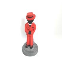 Zé Pelintra vermelho 10 cm resina Zé Pelintra vermelho 10 cm resina