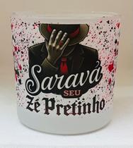 Zé pretinho copo de whisky e bebidas 260ml umbanda jurema sagrada