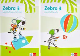 Zebra 3: Paket: Arbeitsheft Lesen/Schreiben und Arbeitsheft Sprache Klasse 3
