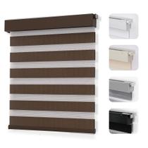 Zebra Blinds Joydeco No Drill, café diurno e noturno sem fio 56x190 cm Zebra Blinds Joydeco No Drill, café diurno e noturno sem fio 56x190 cm