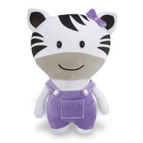 Zebra de Pelúcia 30cm Safari Infantil Decoração Quartos e Festas Zebra de Pelúcia 30cm Safari Infantil Decoração Quartos e Festas