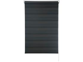 Zebra Persiana Rolo Dupla 140X160 Preta