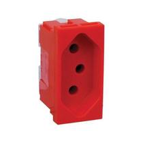 Zeffia Modulo Tomada 2P+T 20A Vermelha