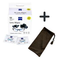 Zeiss Lens Wipes 50 Lenços Limpa Lentes Celular