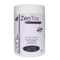 Zen Tox Diamond Tradicional Zen Hair 1kg Redutor De Volumes - zen hair profissional