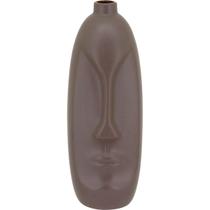 ZEN VASO 27x10x9cm CERÂMICA CINZA