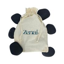 Zenai - Kit 6 Pedras Quentes Vulcânicas para Massagem e Terapia