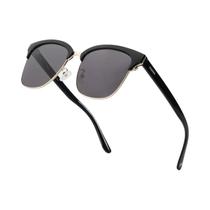 ZENOTTIC Trend Classic Brand Square Óculos de sol Moda Metal e Acetato UV400 Sombra para Unsiex