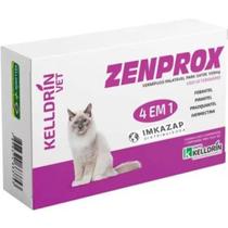 Zenprox Gatos cx c/4 comprimidos (1 comprimido p/1kg)