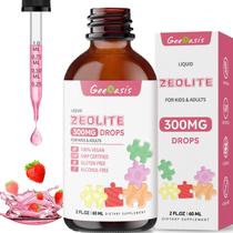 Zeolite Detox Geeoasis Liquid 60 ml com vitamina B12 e D3 para crianças/adultos