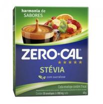 Zero Cal Po Stevia 50 Envelope Com 12g Cada