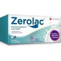 Zerolac enzima lactase 10.000 30 capsulas original zero açucar