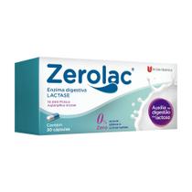 Zerolac Lactase Enzima Digestiva 30Cps - União Química