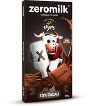 ZeroMilk Puro 70% cacau 20g x 15 - Tudo Zero Leite