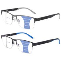 ZERPEET Pack de 2 Lentes de Lectura Multifocales 2.75x con Protección contra Luz Azul ZERPEET Pack de 2 Lentes de Lectura Multifocales 2.75x con Protección contra Luz Azul