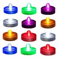 Zhiweikm Decorações para Casa: velas LED sem chama, a pilha, para celebrações sazonais e festividades, pacote com 12, velas elétricas falsas multicoloridas com efeito piscante e ondulante Zhiweikm Decorações para Casa: velas LED sem chama, a pilha, para celebrações sazonais e festividades, pacote com 12, velas elétricas falsas multicoloridas com efeito piscante e ondulante