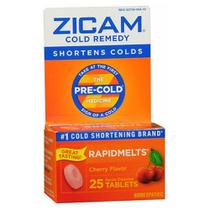 Zicam Cold Remedy Rapidmelts Cherry 25 comprimidos da Emerson Healthcare Llc (pacote com 6)