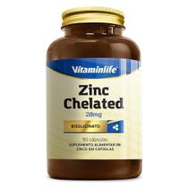 Zinc Chelated 28mg 90 Cápsulas Vitaminlife